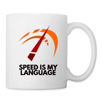 Speed is my language - Mug - white - Right