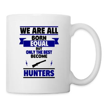 We're the same, but only the best become hunters - Mug - white - Right