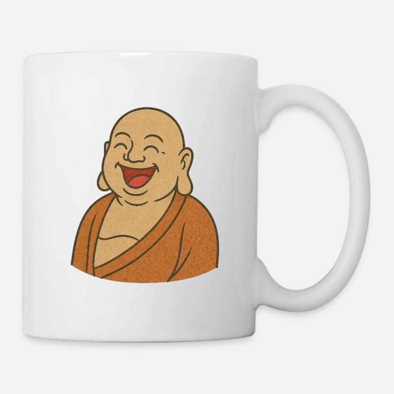 Budda_der_lacht- - Mug - white