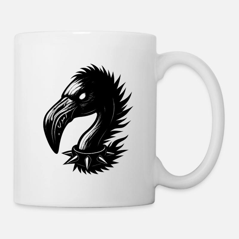 Metal-Flamingo - Mug - white