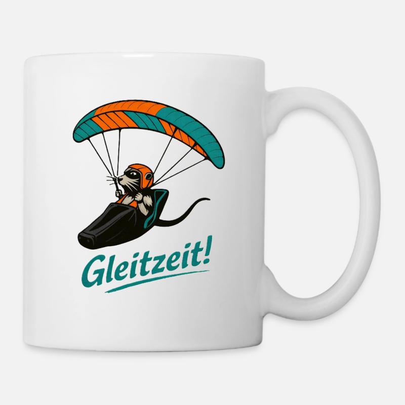 Gleizeit Paragliding Mascot - Tasse - Weiß