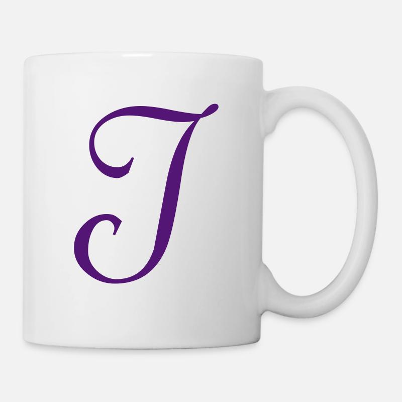 Buchstabe I - Tasse - Weiß