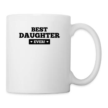 Best daughter ever - Mug - white - Right