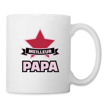 meilleur papa - Mug blanc - blanc - Droite