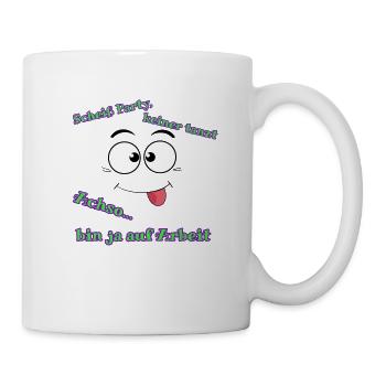 Scheiß Party - Tasse - Weiß - Rechts