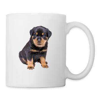 Rottweiler CHIOT CHIEN CADEAUX T-SHIRT - Mug blanc - blanc - Droite
