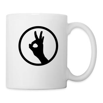FÜR DREI BABY!!! - Tasse - Weiß - Rechts