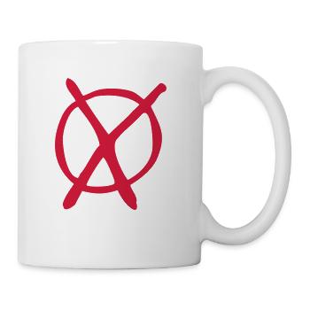 Election party cross - Mug - white - Right