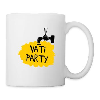 Vati Party ( Vatertag ) - Tasse - Weiß - Rechts