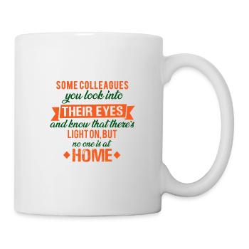 work colleague stupidity funny saying - Mug - white - Right