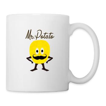 Caricature de Mr Potato - Mug blanc - blanc - Droite