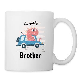 Little Brother - kleiner Bruder - Geschenk - Tasse - Weiß - Rechts