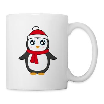 Sweet baby penguin christmas - Mug - white - Right