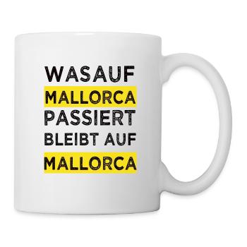 Mallorca - Tasse - Weiß - Rechts