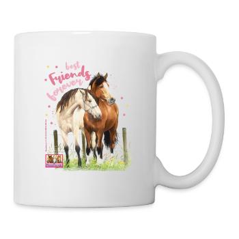Pferdefreunde Best Friends Forever - Tasse - Weiß - Rechts