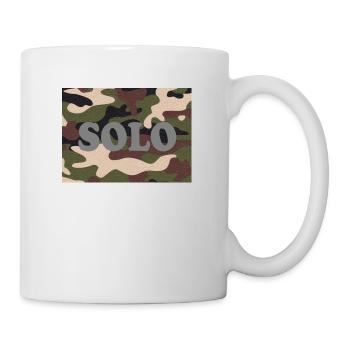 solo - Mug blanc - blanc - Droite