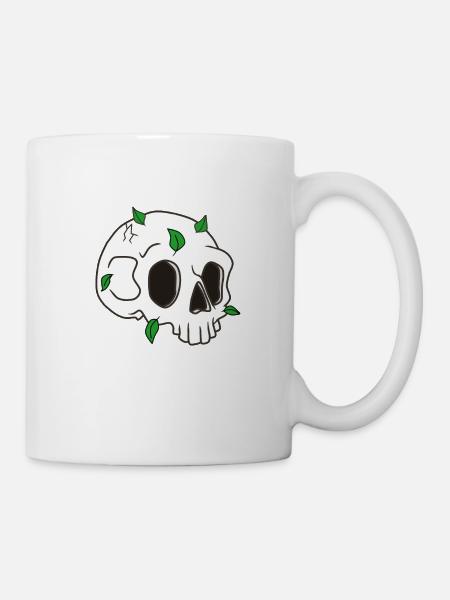 Archéologie du crâne - Mug blanc - blanc