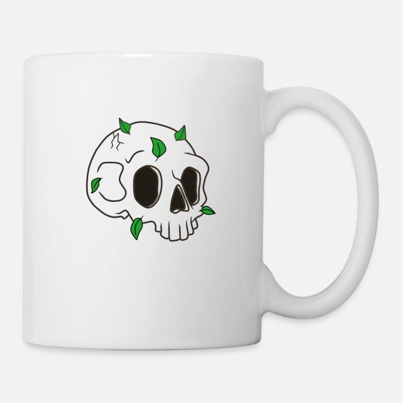 Archéologie du crâne - Mug blanc - blanc