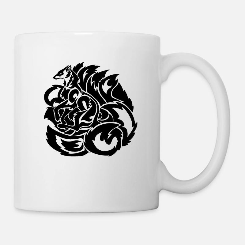 kitsune - Mug blanc - blanc