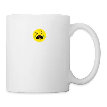 Heul no fest, na musch scho ned so viel bronza. - Tasse - Weiß - Rechts