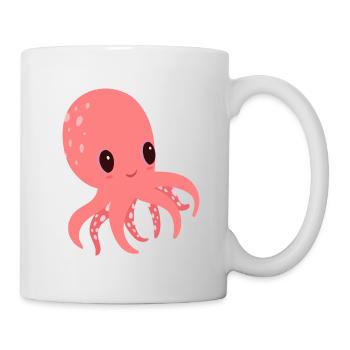 Sweet octopus - Mug - white - Right