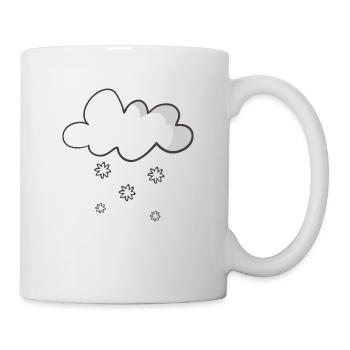 Schnee - Tasse - Weiß - Rechts