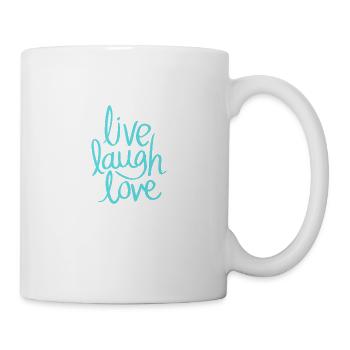 LIVE LACHEN WIE - Tasse - Weiß - Rechts