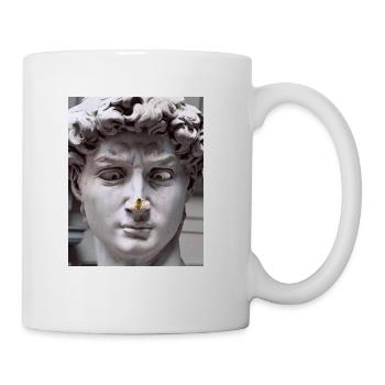 David von Michelangelo - Tasse - Weiß - Rechts