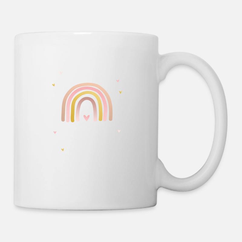 Fille arc-en-ciel - Mug blanc - blanc