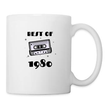 BEST OF 1980 - Tasse - Weiß - Rechts