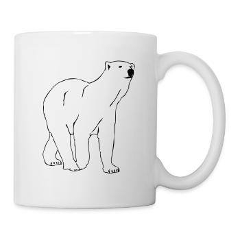 Eisbär - Polar bear - Arktis - Tasse - Weiß - Rechts
