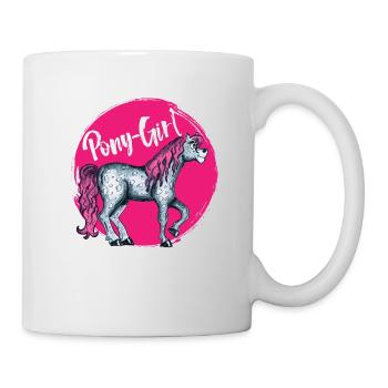 Pony Girl - Name Shirt - Mug - white - Right