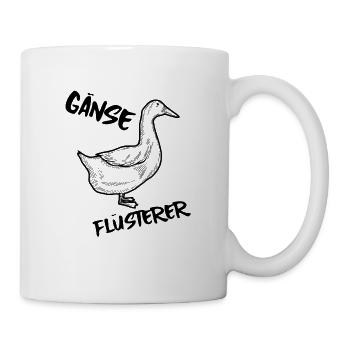 Gänse Flüsterer - Tasse - Weiß - Rechts