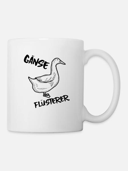 Gänse Flüsterer - Tasse - Weiß