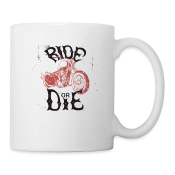 Ride Or Die Motorcycle - Mug - white - Right