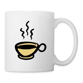 Coffee cup of coffee cup - Mug - white - Right