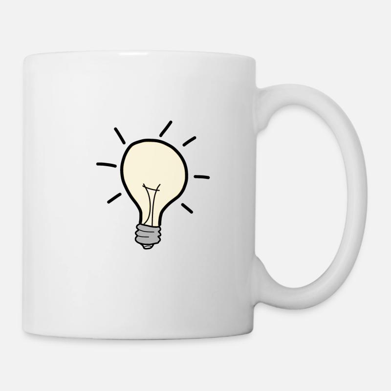 Light bulb - Mug - white