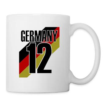 Allemagne wm em fussball - Mug blanc - blanc - Droite