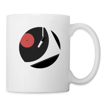 Tourne-disque - Mug blanc - blanc - Droite