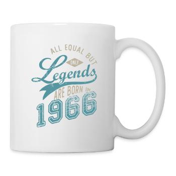 LEGEND ARE BORN IN 1966 cadeau anniversaire 56 ans - Mug blanc - blanc - Droite