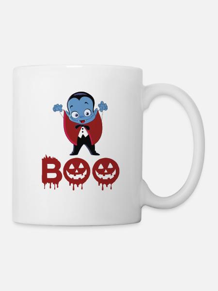 Vampir Halloween - Tasse - Weiß