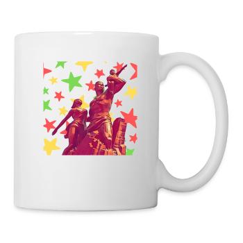 African Renaissance Monument Dakar Senegal - Mug - white - Right