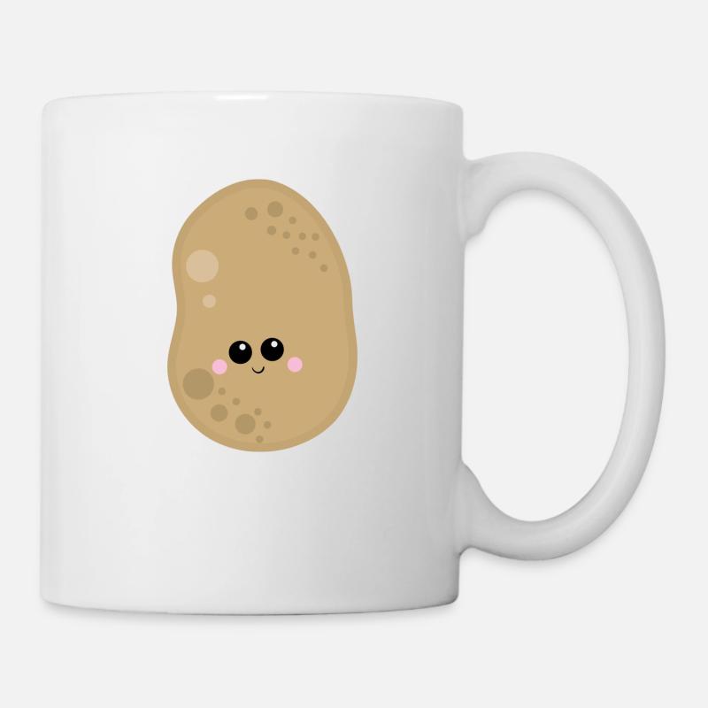 Kartoffel - Tasse - Weiß