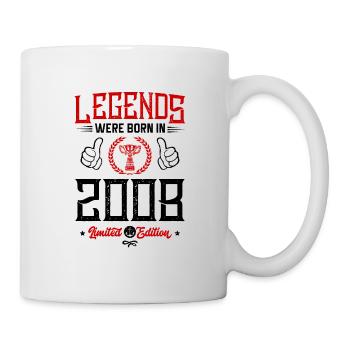 Born in 2008 legends - Mug - white - Right