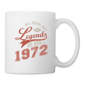 LEGEND ARE BORN IN 1972 birthday gift 51 years - Mug - white - Right