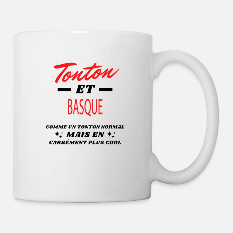 Tonton et BASQUE - Mug blanc - blanc