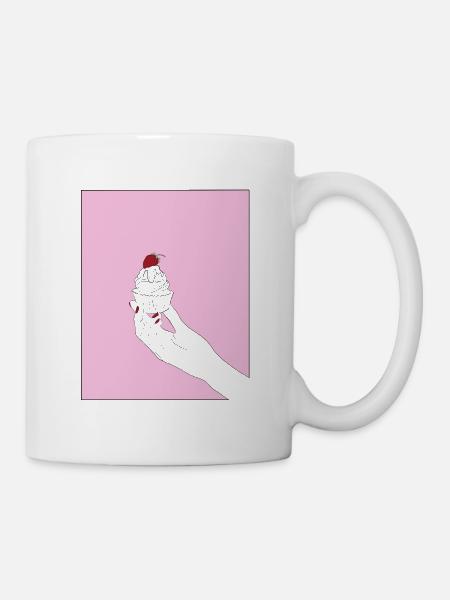 Cupcake - Tasse - Weiß