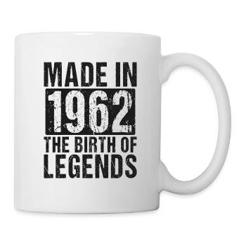 Né en 1962 Legends Birthday - Mug blanc - blanc - Droite