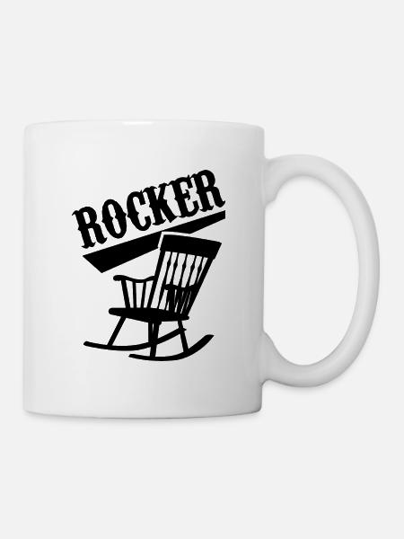 Rockeur - Mug blanc - blanc