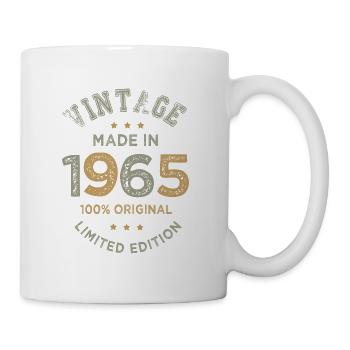 Made in 1965 Cadeau Vintage anniversaire 57 ans - Mug blanc - blanc - Droite